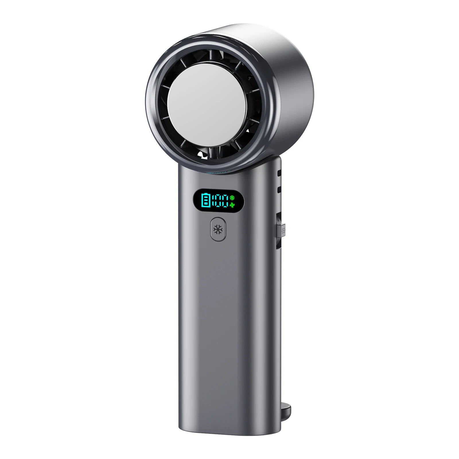 Large Capacity Handheld Fan High Speed Refrigeration Handheld Fan USB Charging Portable Fan